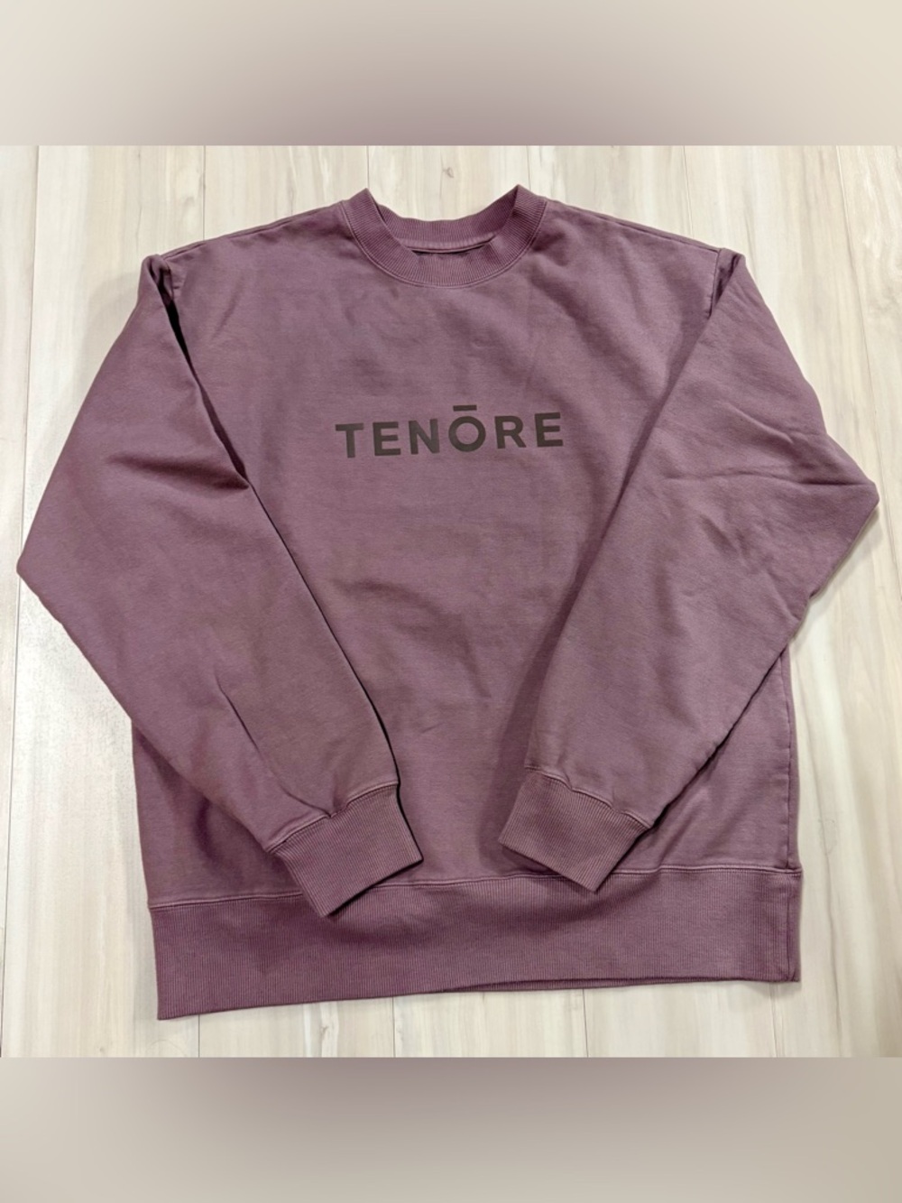 TENORE Mauve/Light purple Crewneck Sweatshirt NWOT